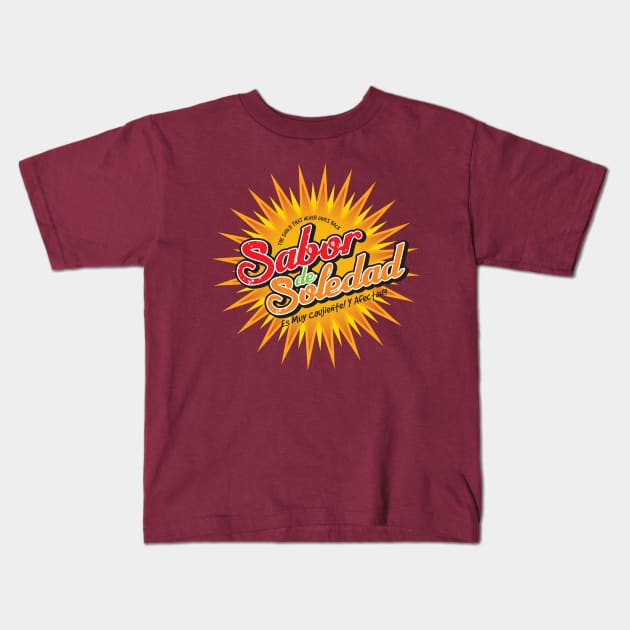 Sabor De Soledad Kids T-Shirt by MindsparkCreative